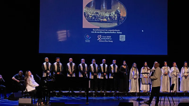 Antakya Medeniyetler Korosu ve Karsu, depremzedeler yararına Hollanda'da konser verdi
