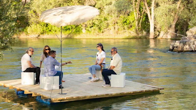 Çoruh Nehri'nde Sıradışı Buluşma! Sanat ve Düşünce Bayburt'ta Birleşti