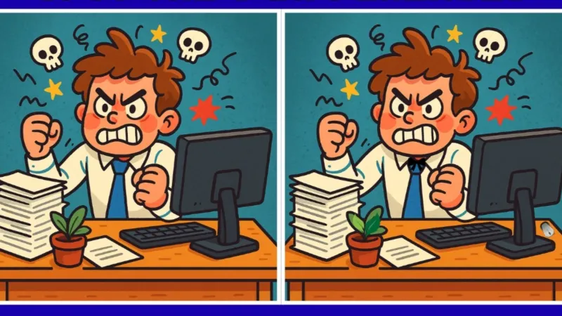 İşinden dolayı sinir küpüne dönen iki adam arasındaki 3 farkı sadece yüksek IQ'su olanlar buluyor