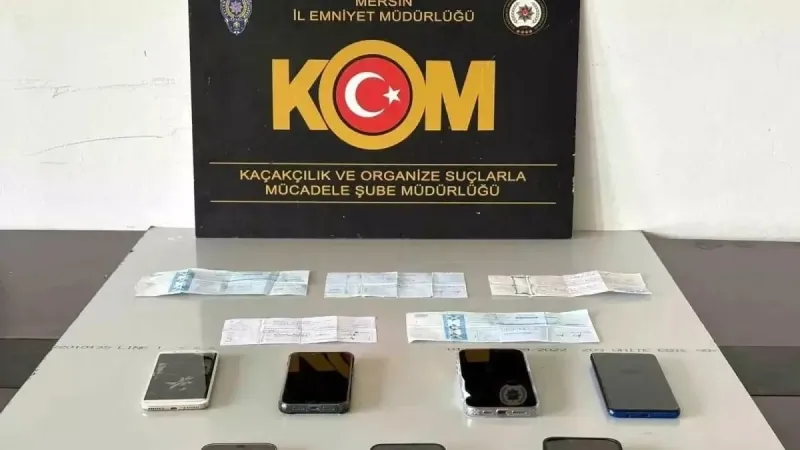 Mersin'in Tarsus ve Silifke ilçesinde tefecilik operasyonunda 8 şüpheli yakalandı